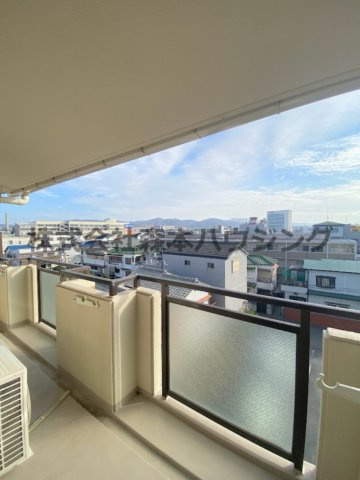 【展望】 | 　サンハイツ寝屋川 | 室内からの眺望です