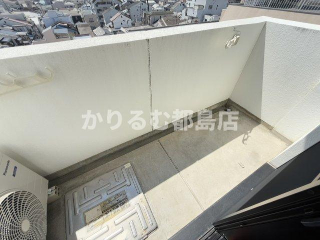ラ・フォーレ都島本通Ⅱのバルコニー
