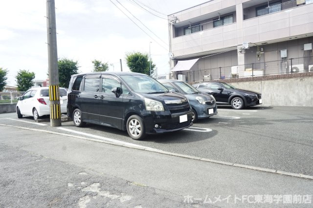 熊本市北区麻生田２丁目のアパートの駐車場
