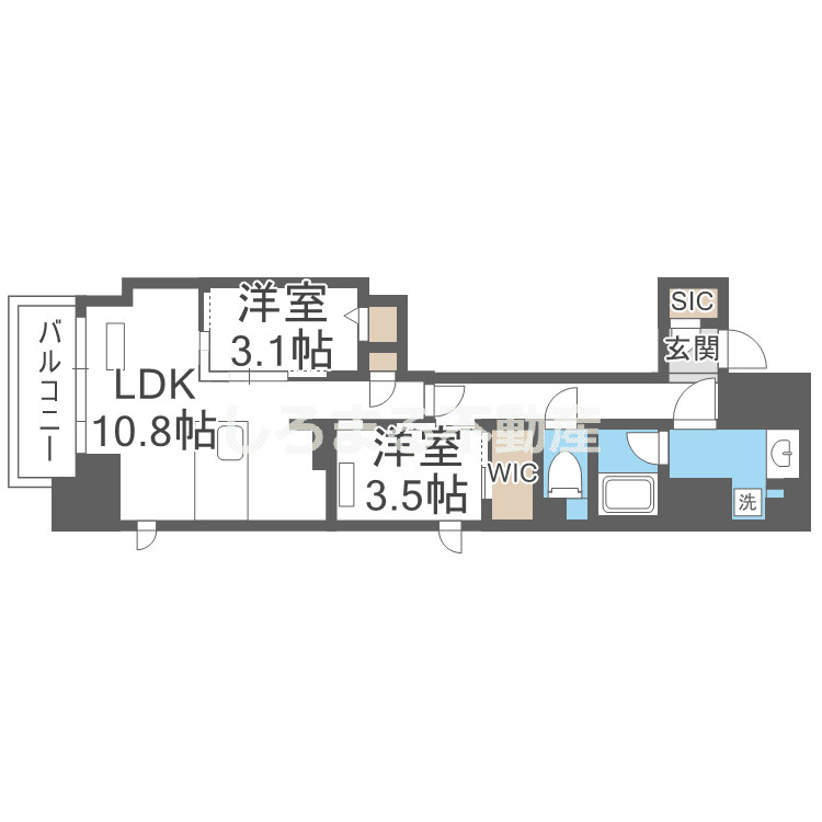 アーバネックス堺筋本町の間取り