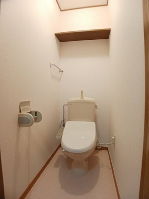【トイレ】 | レジダンス・アンソレイエ | 落ち着いたトイレです