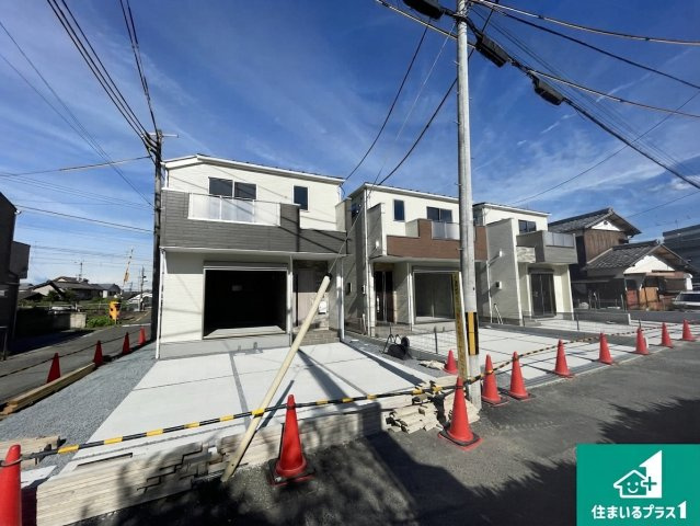 大津市別保　第1期　新築一戸建ての外観|ずっと住んで頂きたいから何年たっても流行に左右されないシンプルかつスタイリッシュな外観！
