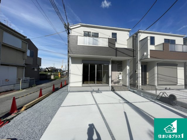 大津市別保　第1期　新築一戸建ての外観|周辺は落ち着いた街並みの住宅地！子育てがしやすい住環境です！