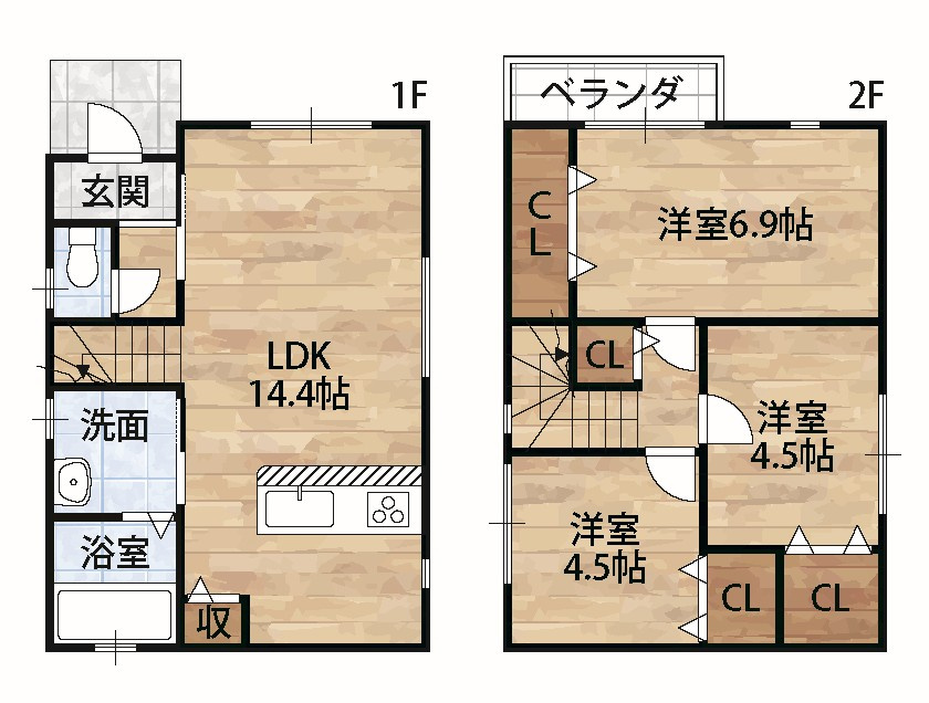 シアラ粟III・デザイナーズ戸建賃貸・95061