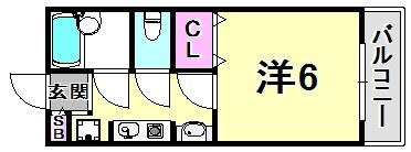ステラハウス4-1000の間取り