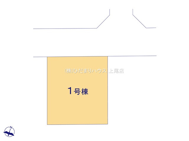 上尾市小泉　新築戸建　リーブル01の区画図