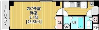 【間取り】 | Belle Aube大久保