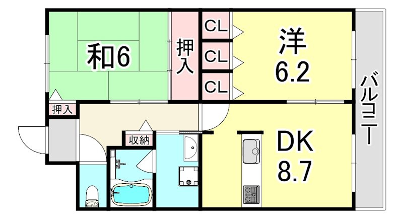 アルカディア段上の間取り