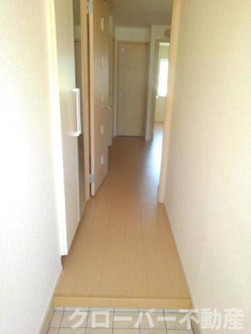 シャイン　パークＢの玄関