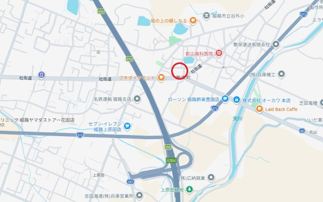姫路市飾東町豊国　　中古戸建の地図