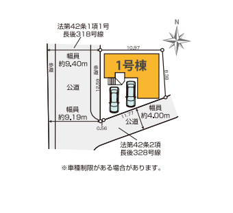 藤沢市下土棚2期　新築戸建　全１棟の区画図