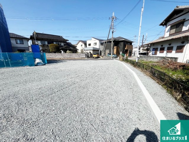 姫路市青山　第1期　新築一戸建ての外観|周辺は落ち着いた街並みの住宅地！子育てがしやすい住環境です！まだ未完成ですが、現地でしかわからない事もございます。是非一度ご覧ください。
