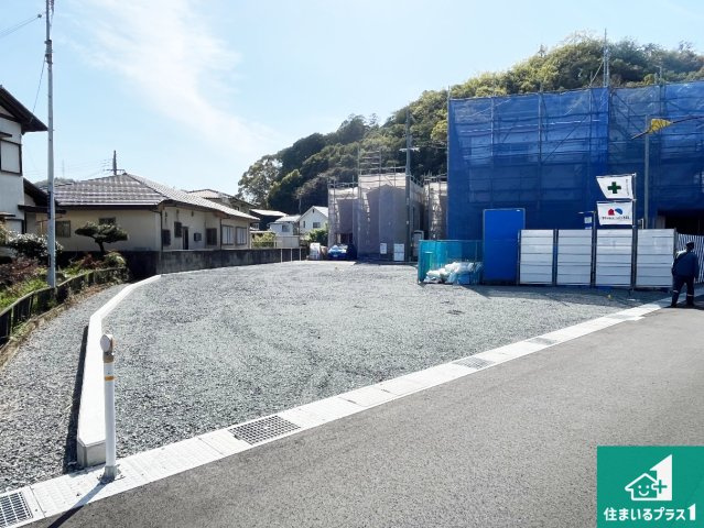 姫路市青山　第1期　新築一戸建ての外観|周辺は落ち着いた街並みの住宅地！子育てがしやすい住環境です！まだ未完成ですが、現地でしかわからない事もございます。是非一度ご覧ください。