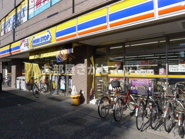 ステージファースト大森アジールコート【おとり物件なし】#学生・社会人にオススメ！の周辺|ミニストップ平和島店 200m