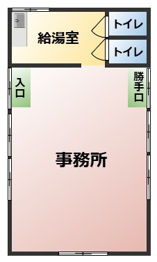 八幡町５丁目建物付リース用地の間取り
