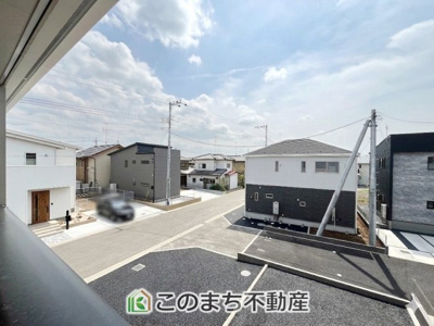 【展望】 | CRADLE GARDEN小山市横倉第4　1期 | バルコニーからの眺めです！
