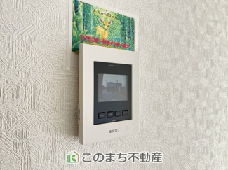 【セキュリティ】 | CRADLE GARDEN小山市横倉第4　1期 | ＴＶモニター付きインターホンで防犯面もしっかり安心♪
