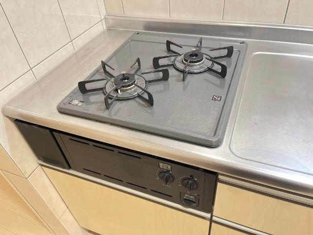 クレオールのキッチン|2口ガスコンロ