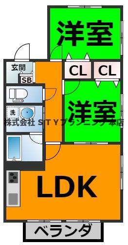 仲介手数料０円！ルース　リーリヤの間取り
