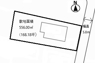 【区画図】 | 太田市新田中江田町　中古戸建
