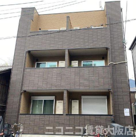 大阪市東成区東今里３丁目のアパートの外観