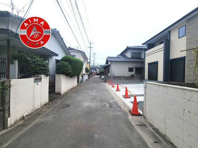 福岡市南区花畑1丁目第4-1棟（1号棟）の外観|前面道路含む現地の写真です。