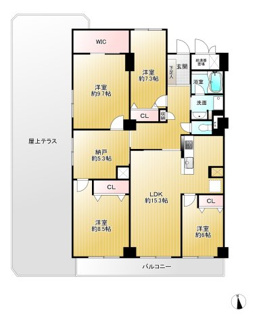 【間取り】 | ユニハイム高槻