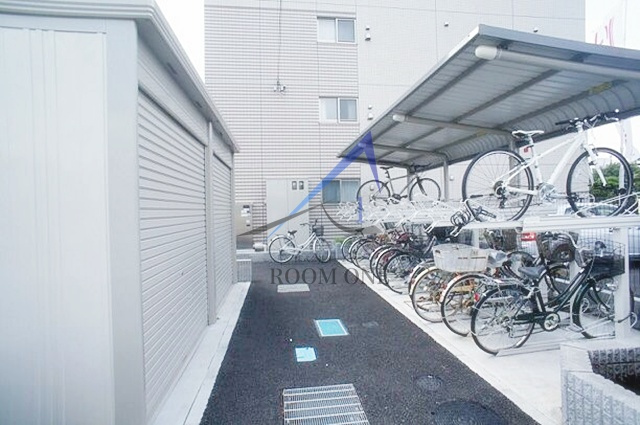 サニーフラットⅡのその他共用部分|駐輪場です。