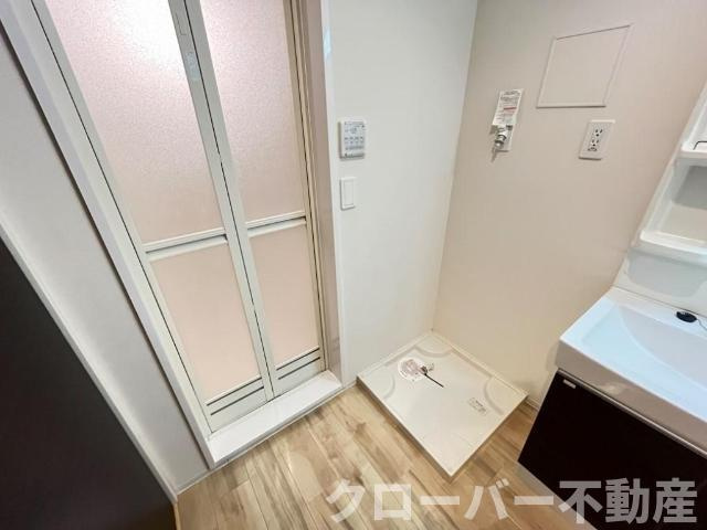ショコラーデの玄関|洗濯機置場
