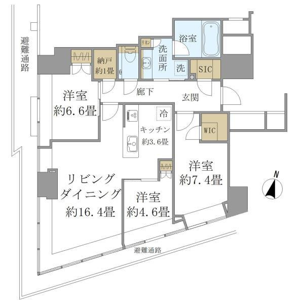 ＢｒｉｌｌｉａＴｏｗｅｒ堂島の間取り