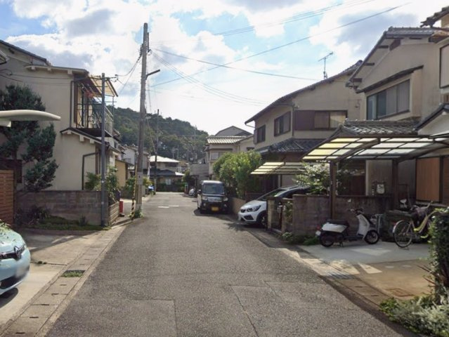 【前面道路含む現地写真】 | 山科区御陵別所町　売地