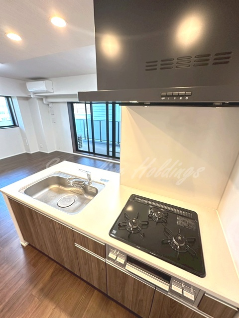 スプランディッド新横浜のキッチン|便利な2口コンロキッチン♪