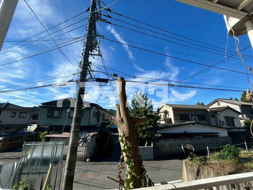 あきる野市三内のアパートの展望