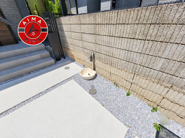 福岡市城南区樋井川2丁目第4-2棟（1号棟）の庭|お庭で自由な時間を過ごせます。