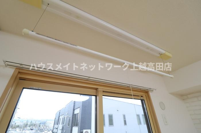 ロイヤルガーデン絆 Ｂの展望|室内物干し
