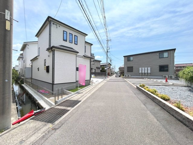 ハートフルタウン　一宮市西五城　全1区画分譲の前面道路含む現地写真|■前面道路　■ヤマダ不動産　株式会社リライフ　
■夢のマイホーム購入をフルサポートします！