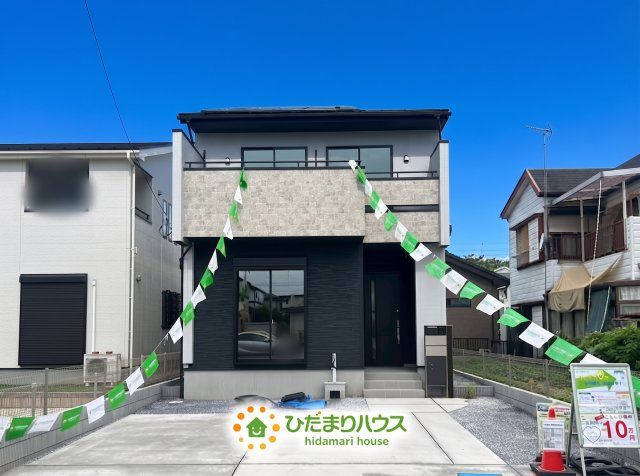 久喜市青葉５丁目　新築一戸建ての外観|南向きで日当たり良好です(^^♪