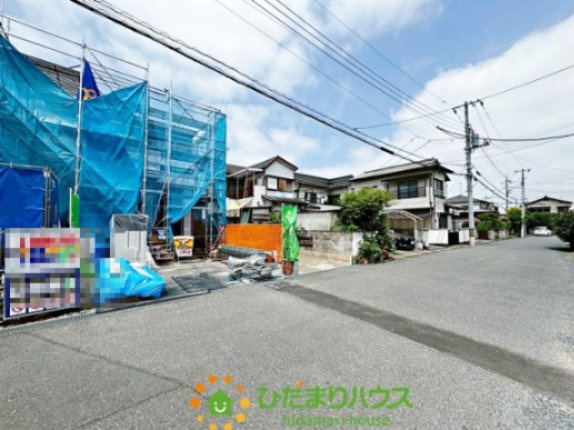 久喜市青葉５丁目　新築一戸建ての前面道路含む現地写真|2026/5/15　撮影