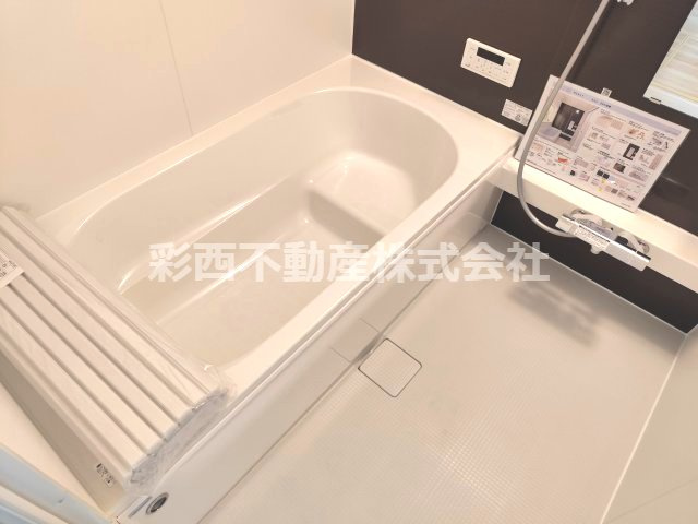 川越市小仙波町新築戸建の浴室|浴室乾燥機付きでこれからの梅雨の時期も安心