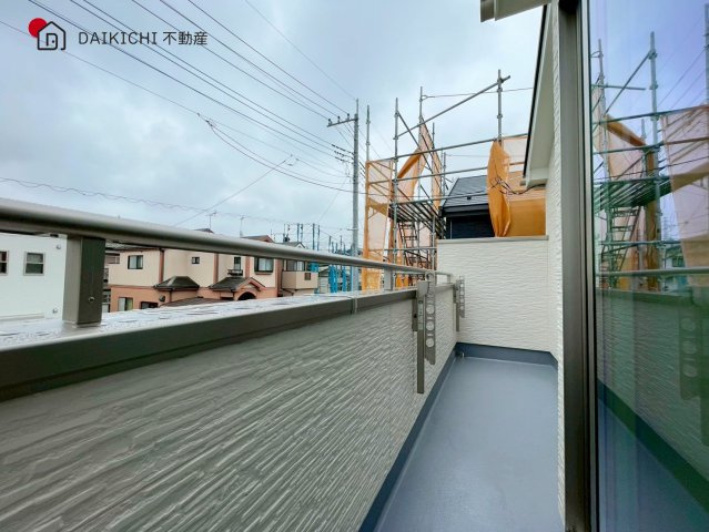 【バルコニー】 | 北本市宮内2期〈3工期〉　新築戸建　全6棟　Q号棟
