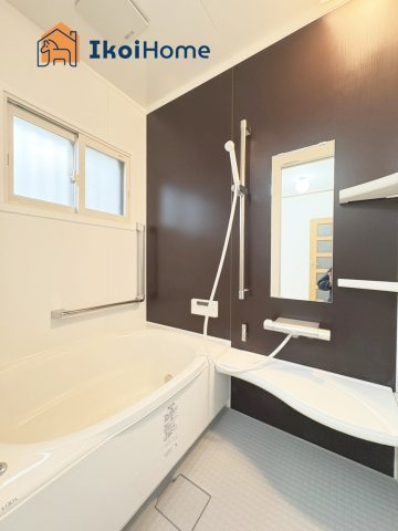 神戸市西区押部谷町木幡　中古戸建の浴室|【ホームページに現地動画掲載中】●年中無休：当日予約可●1坪タイプの広々したユニットバスになります。