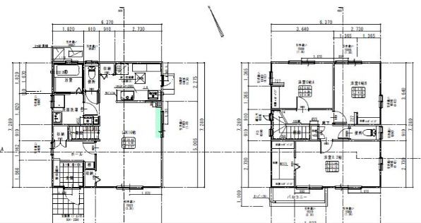 【未使用でキレイ！】香南市野市町父養寺　未入居一戸建ての間取り