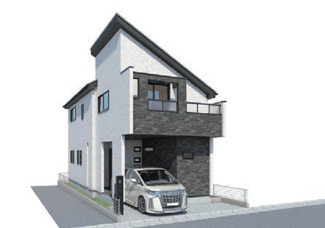 【外観パース】 | 中野区鷺宮4丁目　新築戸建　8490万円