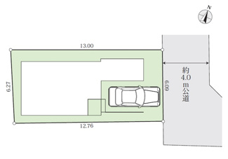 【区画図】 | 中野区鷺宮4丁目　新築戸建　8490万円