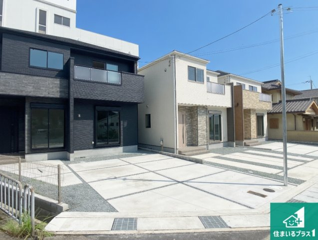 姫路市玉手　第1期　新築一戸建ての外観|安心の10年保証！外観を美しく保ち、雨水で汚れを落とします！気になることがありましたら、お気軽にお問い合わせください！