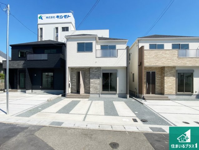 姫路市玉手　第1期　新築一戸建ての外観|お客様に長く安心して住んでいだだける事にこだわった家づくり！住んでからのアフターサービスにもしっかりと取り組んでいます！
