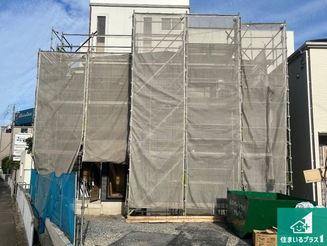 姫路市玉手　第1期　新築一戸建ての外観|周辺は落ち着いた街並みの住宅地！子育てがしやすい住環境です！まだ未完成ですが、現地でしかわからない事もございます。是非一度ご覧ください。