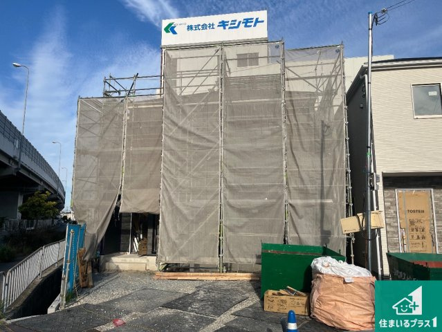 姫路市玉手　第1期　新築一戸建ての外観|周辺は落ち着いた街並みの住宅地！子育てがしやすい住環境です！まだ未完成ですが、現地でしかわからない事もございます。是非一度ご覧ください。