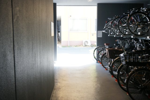 プレミアムレジデンス町屋のその他共用部分|駐輪場です