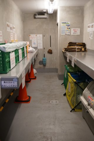 プレミアムレジデンス町屋のその他共用部分|ゴミ集積所です
